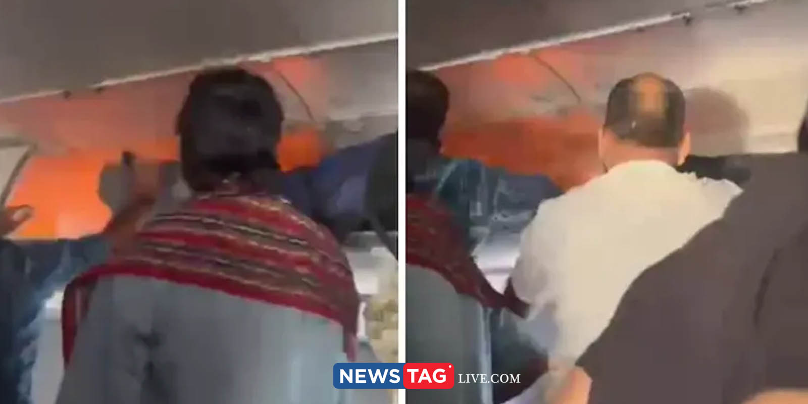 fire broke out in Indigo airline after power bank catches fire